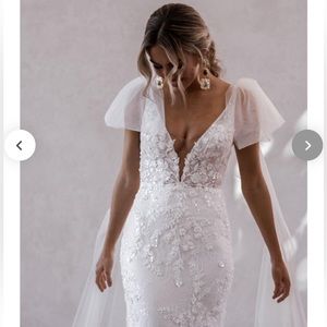 Made with love bridal long tulle bow attachments